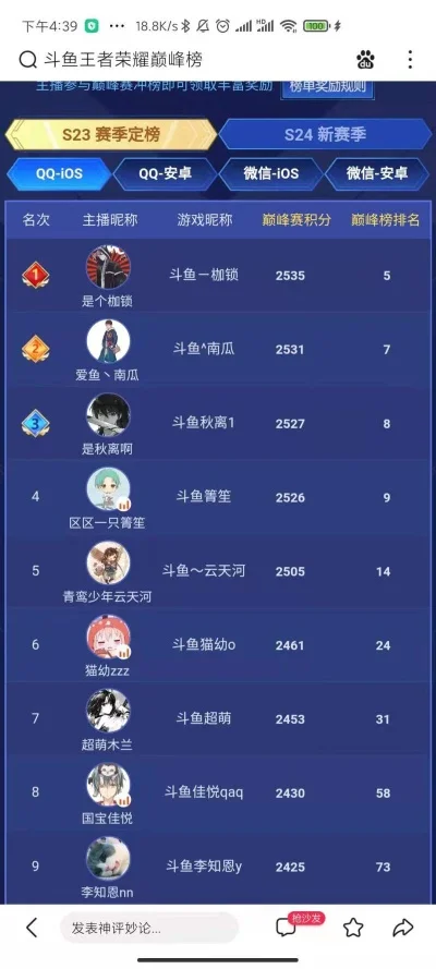 斗鱼星系游戏排行榜最新-斗鱼星系游戏排行榜分析