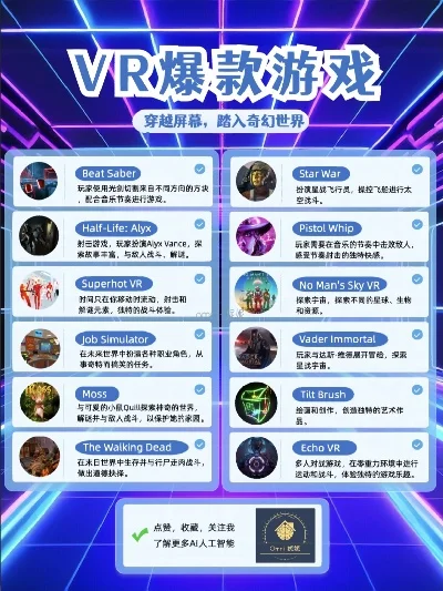 必玩的vr游戏排行榜-必玩VR游戏排行榜