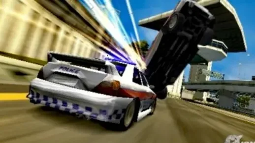 psp火爆狂飙-PSP主题山水数字游