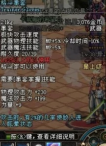 dnf散打ss拳套大全-DNF散打SS拳套详解