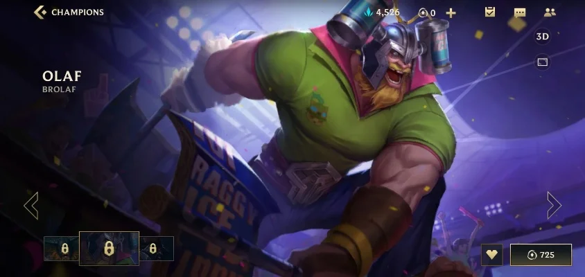 lol手游奥拉夫-奥拉夫北欧冒险之旅