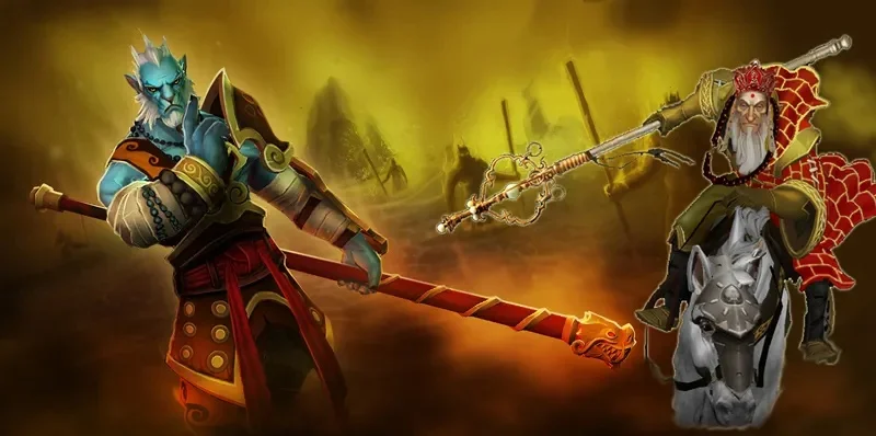 dota2大圣和幻影长矛手-英雄奇幻旅程