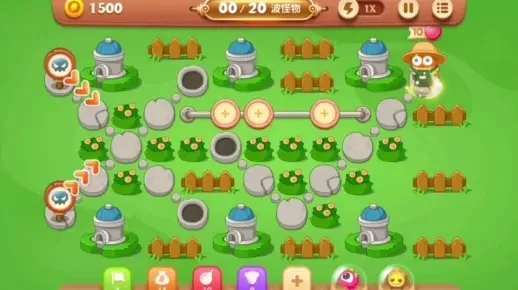 保卫萝卜公园13关攻略图解-萝卜公园13关攻略图解