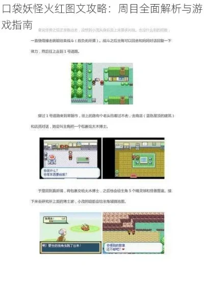 口袋怪兽火红完美版详细攻略-口袋怪兽火红攻略指南