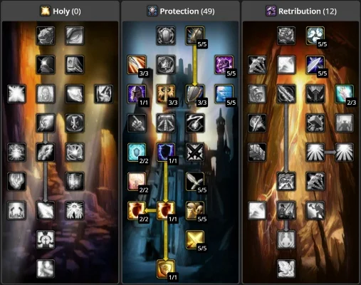 tbc圣骑士练级天赋-TBC圣骑士练级天赋指南