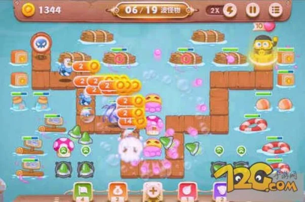 保卫萝卜挑战44关的金萝卜攻略-44关金萝卜通关攻略