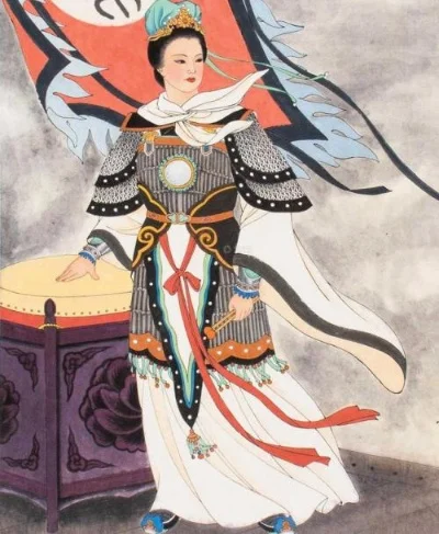 宋朝一位女子击鼓退金兵-巾帼英雄梁红玉