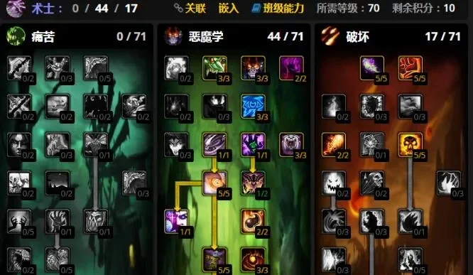 术士练级用什么天赋-术士练级天赋指南