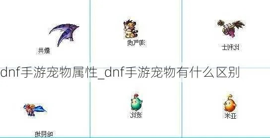 dnf韩服手游精灵宠物-DNF精灵宠物全面解析