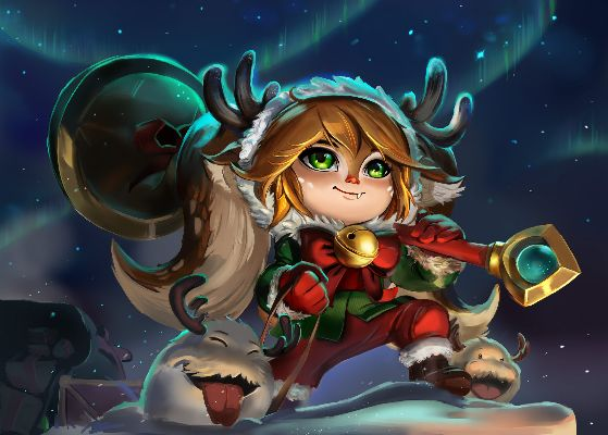 lol冰雪驯鹿-冰雪驯鹿峡谷冒险