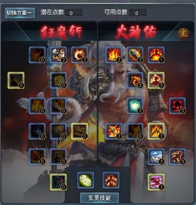 天下荒火加点攻略-荒火加点攻略战神