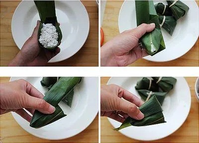 包粽子的步骤6步-包粽子关键步骤