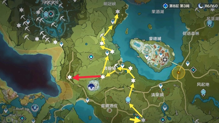 原神快速挖矿路线-原神高效挖矿路线