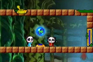 冰火熊猫大冒险小游戏在线玩-冰火熊猫大冒险