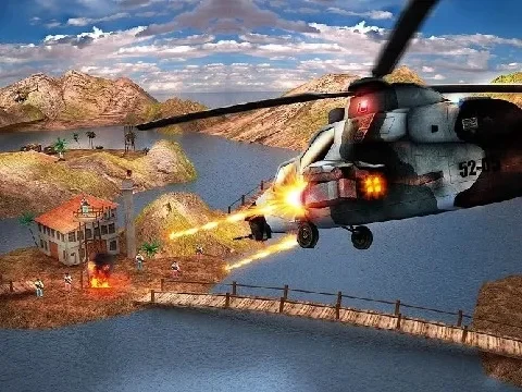 炮艇战3d直升机-空战体验，火力全开