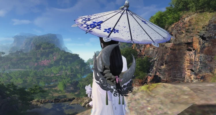 天涯明月刀钱塘港绸伞-天涯明月刀绸伞武器