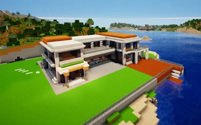 我的世界海景别墅-我的世界海景别墅建造指南