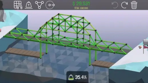 桥梁建造者第三关怎么才能稳过？