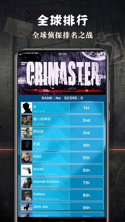 手机侦探游戏排行榜