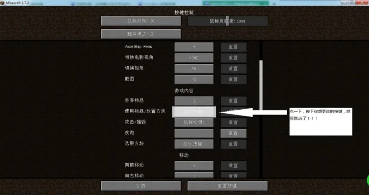 我的世界怎么调方向键-《我的世界》调整方向键设置