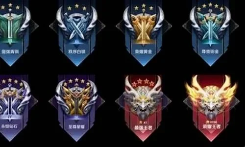 王者排位等级段位表图-王者排位段位表解析