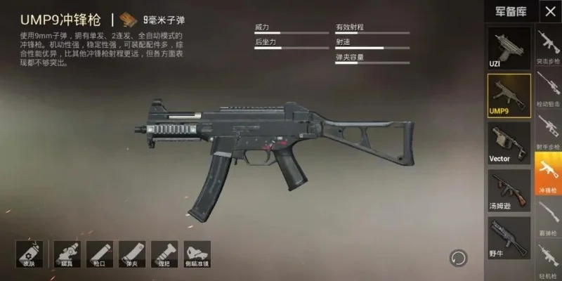 和平精英UMP9怎么样-UMP9综合性能分析