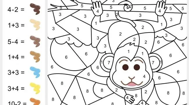 按照数字涂色的游戏-数字涂色，逻辑益智