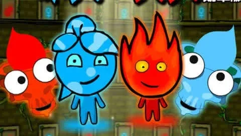 冰火人小游戏三人版无敌版-冰火三人与合作挑战