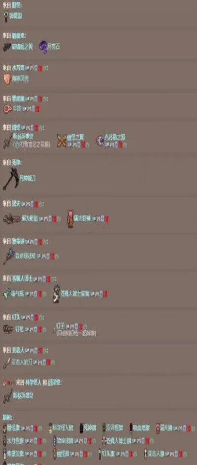 泰拉瑞亚日食掉落物大全-泰拉瑞亚日食掉落物