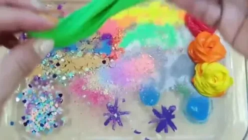 史莱姆独角兽彩泥制作游戏-史莱姆独角兽彩泥创意之旅