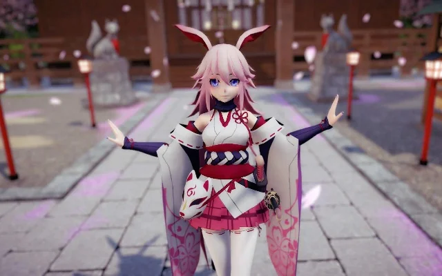 仔细看图,八重樱身上有亮点-八重樱设计巧思多