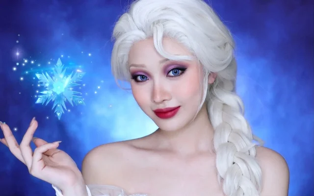 冰雪奇缘艾莎美容装扮-艾莎美容装扮女王形象