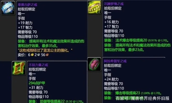 魔兽世界tbc装备查询分享-魔兽世界TBC装备查询分享