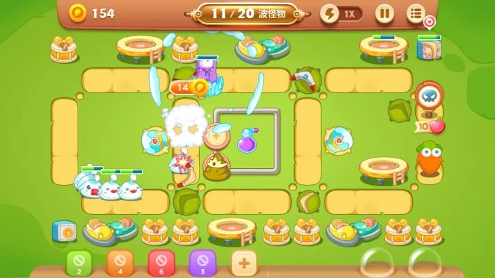 保卫萝卜3游乐场4-创新玩法挑战并存