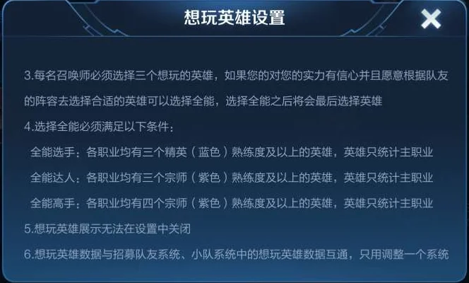 王者荣耀全能高手怎么获得介绍-精通操作英雄意识
