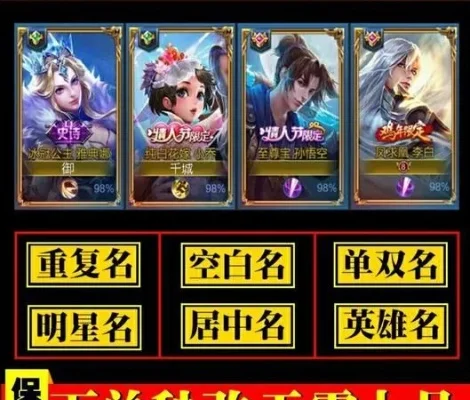 王者荣耀最新空白名字-王者农药空白名攻略