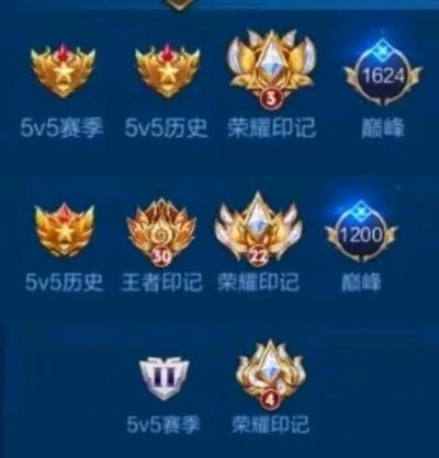 王者荣耀印记等级标志-王者印记等级详解