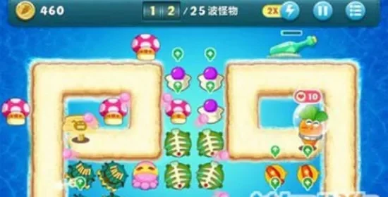 保卫萝卜1深海10-深海10通关攻略秘籍