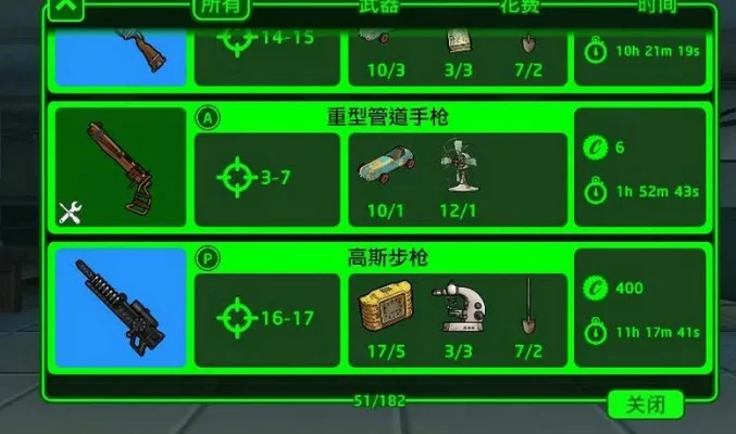 辐射避难所武器大全-辐射避难所武器详解
