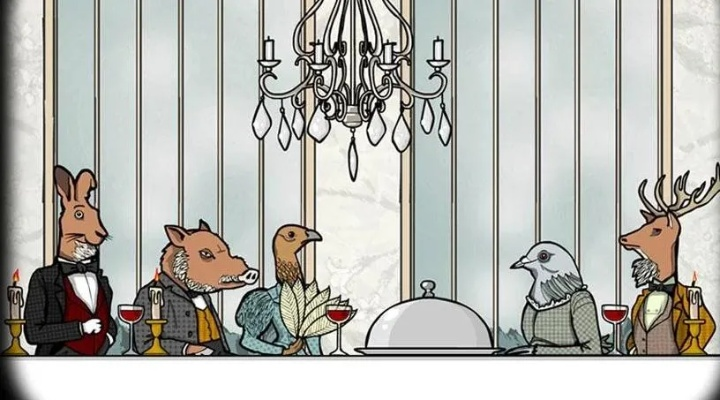 锈湖旅馆的五个房客：当动物开始思考晚餐菜单