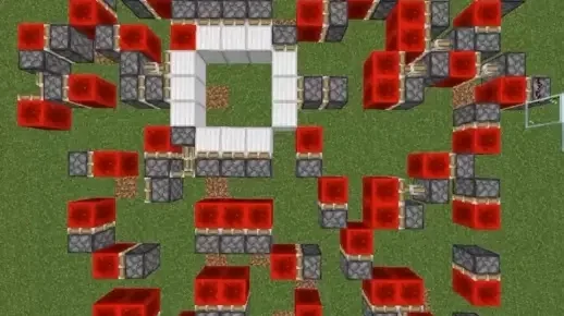 我的世界红石门3x3-红石门3x3自动化构建