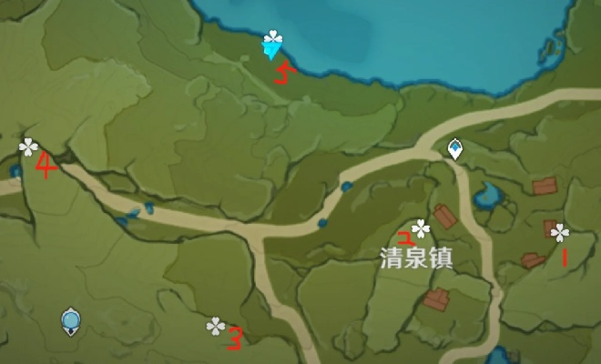 原神清泉镇风神瞳位置