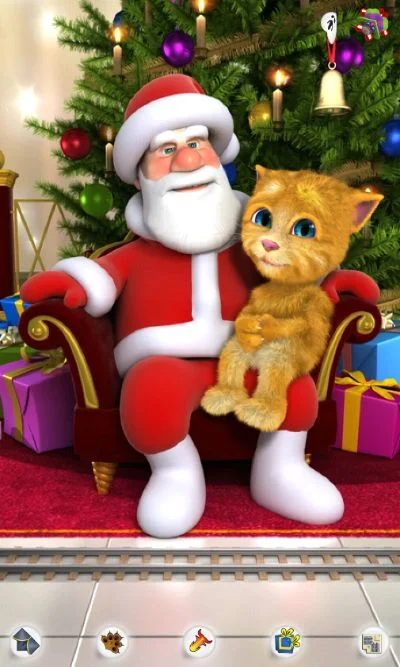 会说话的圣诞老人遇到金杰猫-圣诞老人与猫的奇幻冒险