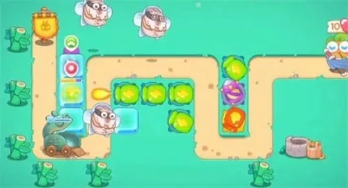 保卫萝卜4白萝卜传奇34关怎么过-保卫萝卜34关通关攻略