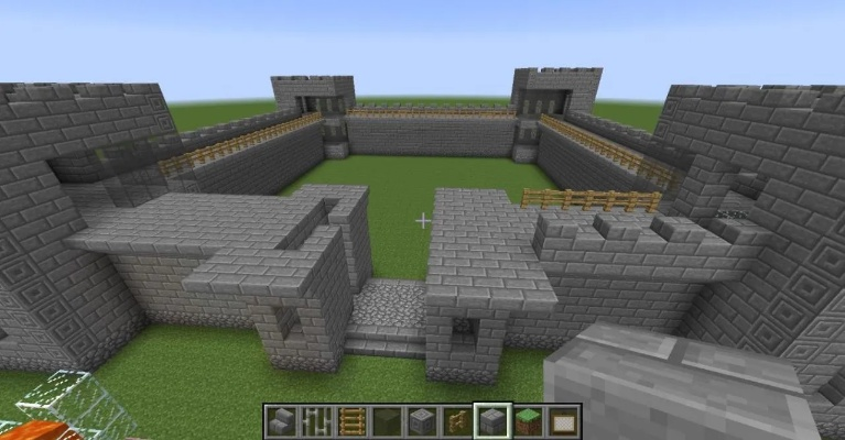 我的世界城墙建造图