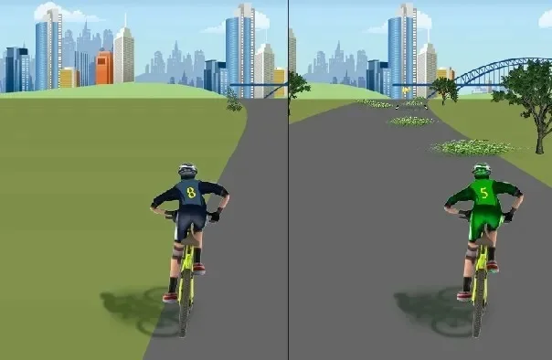 双人自行车对战小游戏在线玩-双人自行车在线竞技