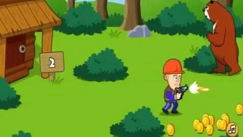 光头强守护小木屋游戏-光头强荒野生存挑战