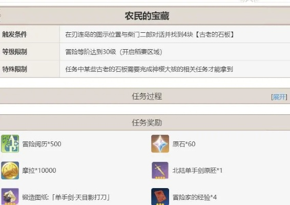 原神农民的宝藏任务触发条件全解析