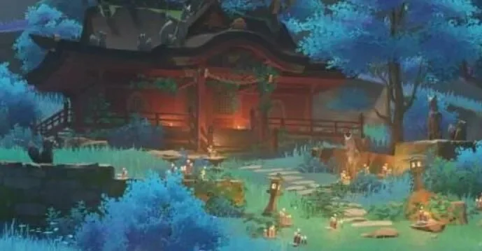 原神绀田村东北方的荒废神社-绀田荒废神社的秘密