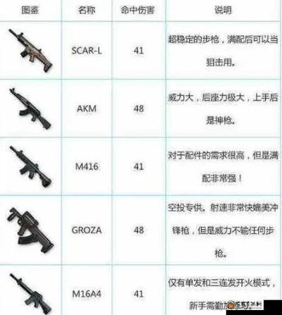 绝地求生刺激战场什么枪好-刺激战场选枪指南